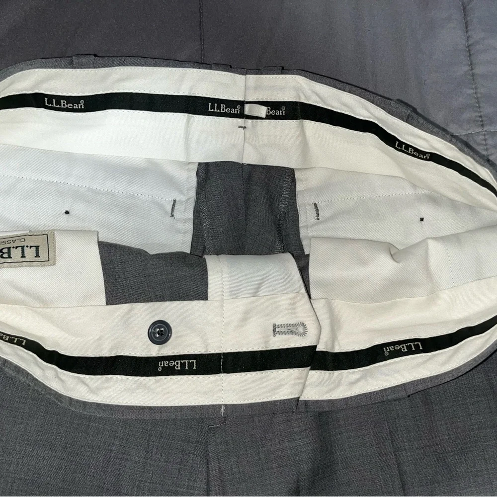 L.L. Bean Gray Men's Dress Pants‎